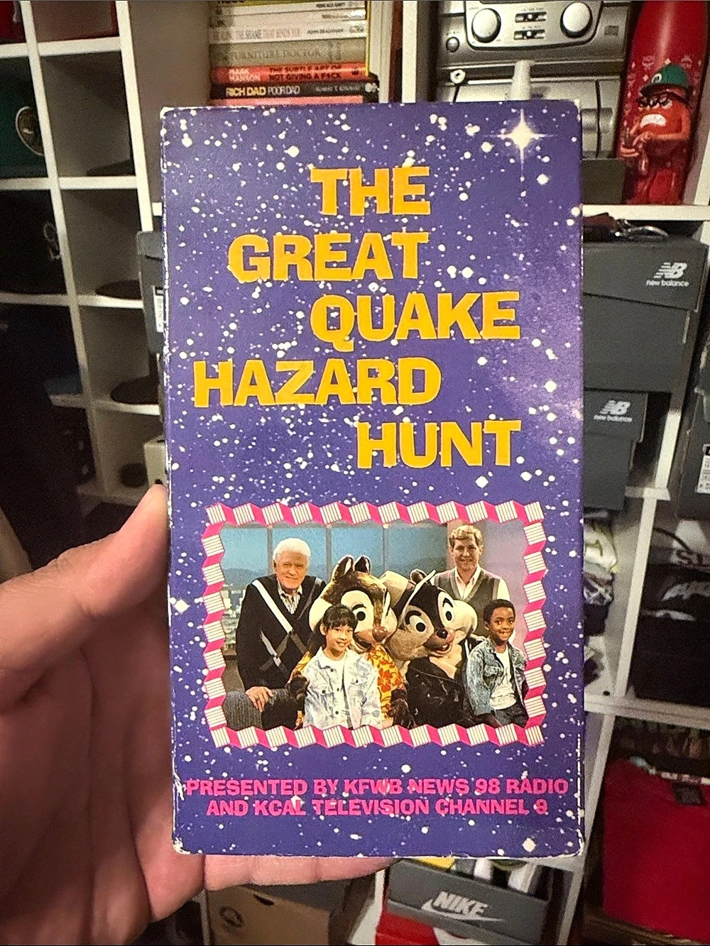 📼 4 for $10 📼 Disney The Great Quake Hazard Hunt VHS Purple & Yellow